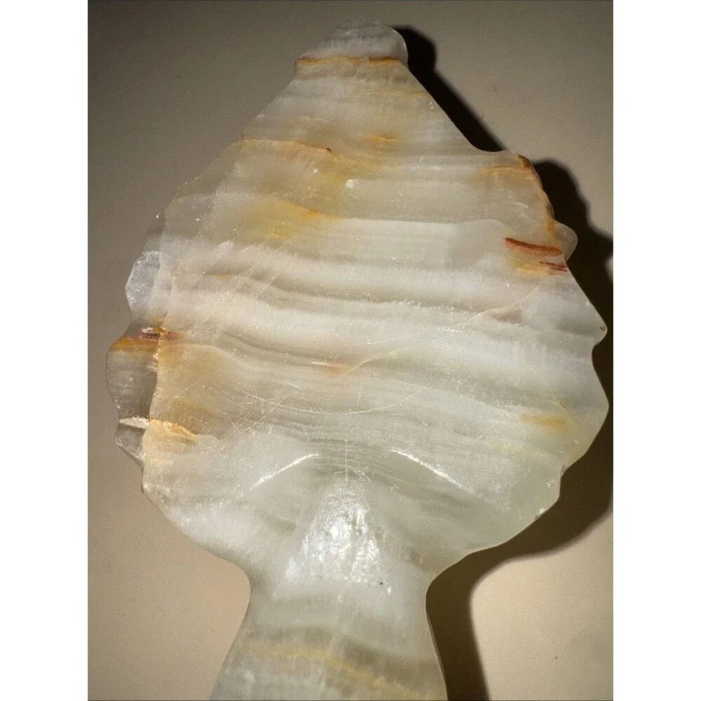 Vintage Hand Carved Onyx Tortoise Turtle Paperweight 4 1/2 “ 2 3/4 ” W, 1.5” H